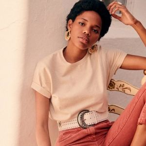 Conrad tee-flecked beige